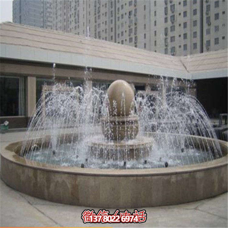 精美中式風水球園林雕塑，提升小區(qū)公園噴泉擺放風水氣質