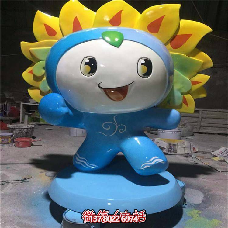 玻璃鋼卡通人物雕塑，點(diǎn)亮游樂場(chǎng)的歡樂