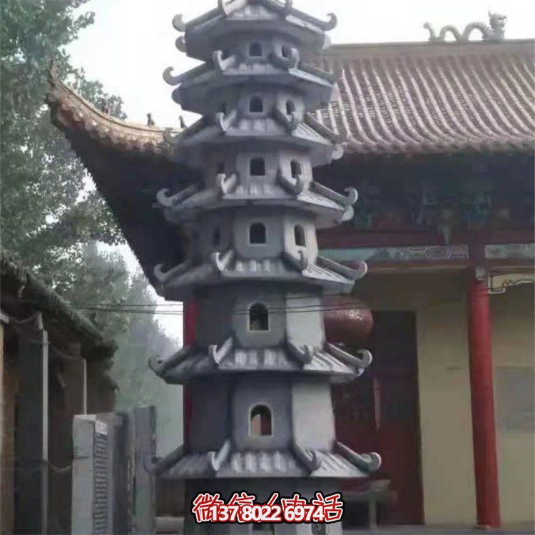 大理石石雕佛塔雕塑，傳承古老文明