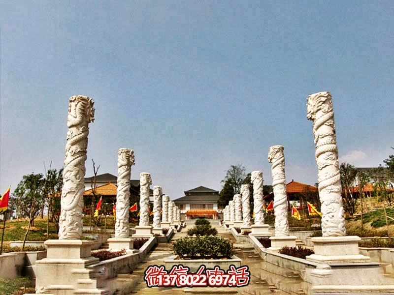 傳統(tǒng)工藝石雕龍柱，傳承古老文化