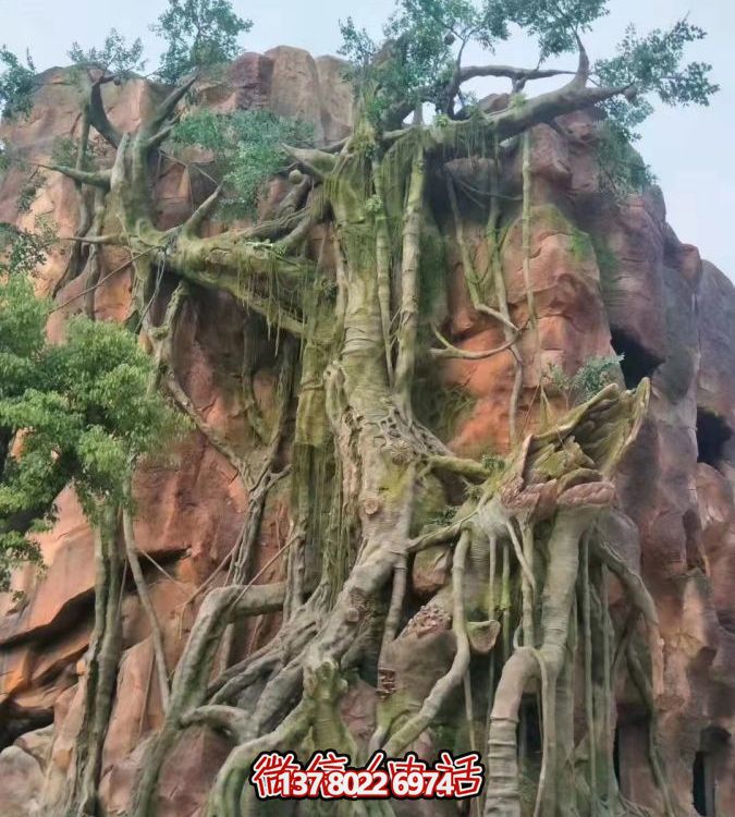純天然石雕假山雕塑，為公園添彩添靈