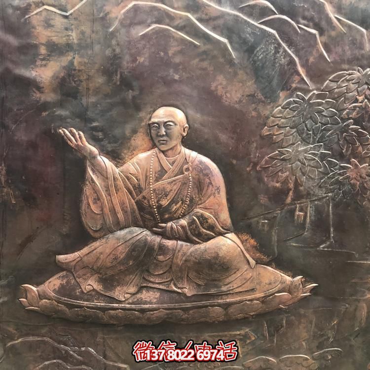 鑄銅觀音佛像浮雕壁畫，帶給大型寺廟儀式感的非凡氣派