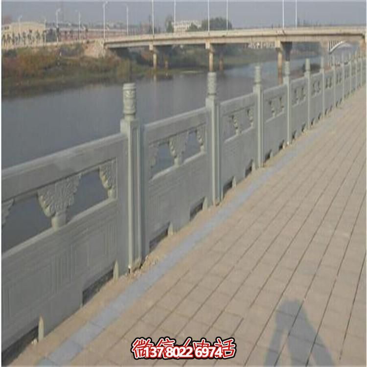 精美青石雕刻欄板，提升景區(qū)、寺廟、湖邊裝飾效果