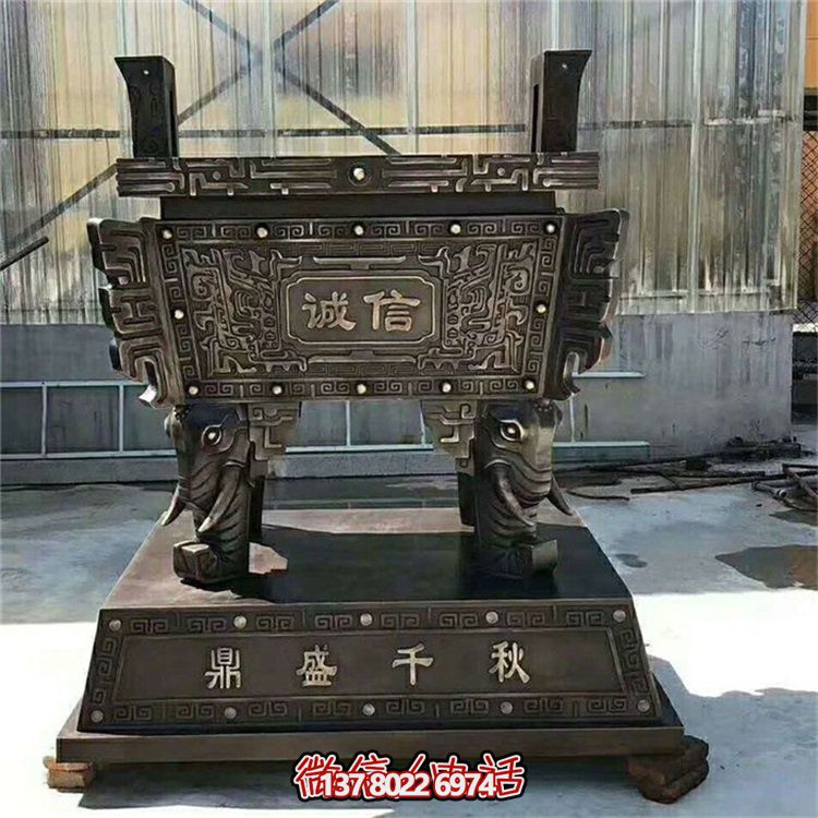 方鼎香爐浮雕擺件，品質(zhì)保證，誠信可靠