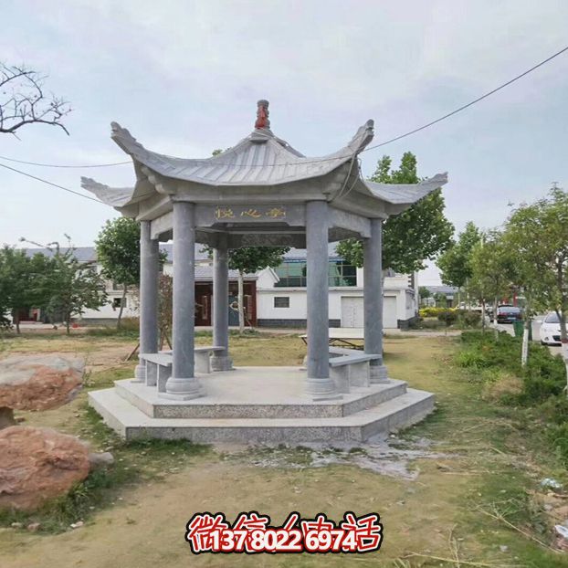 舒適涼亭休息座椅，最適合鄉(xiāng)村戶外休閑