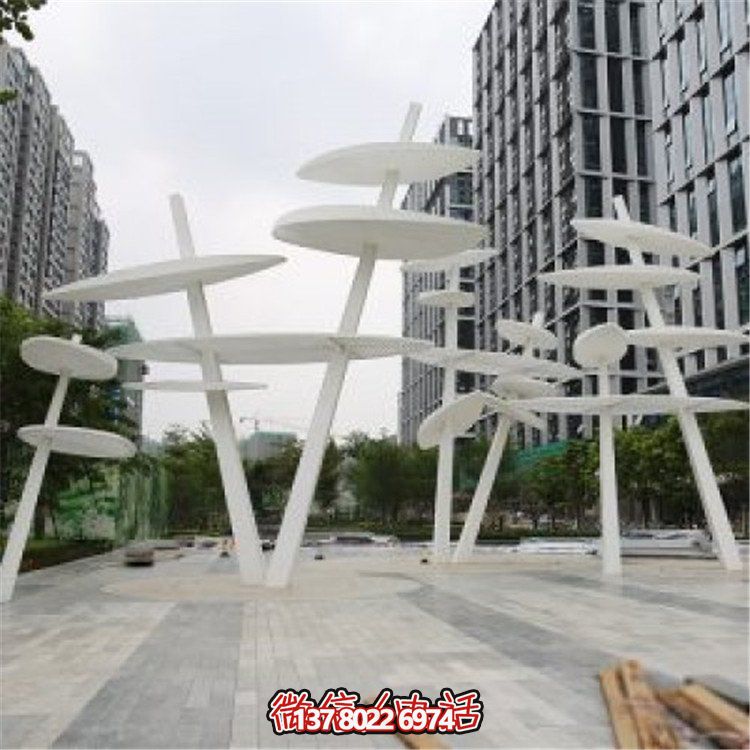 不銹鋼大型樹葉雕塑，為你的戶外景觀創(chuàng)造獨(dú)特的創(chuàng)意