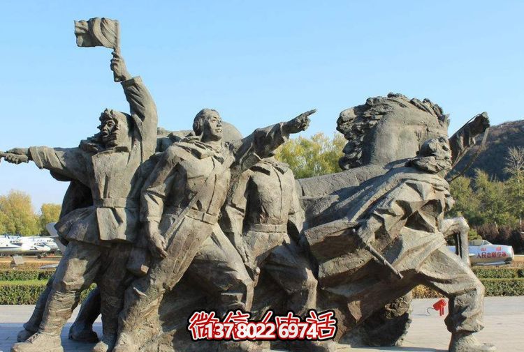 大型石雕景觀擺件，為廣場增添創(chuàng)意人物氣息