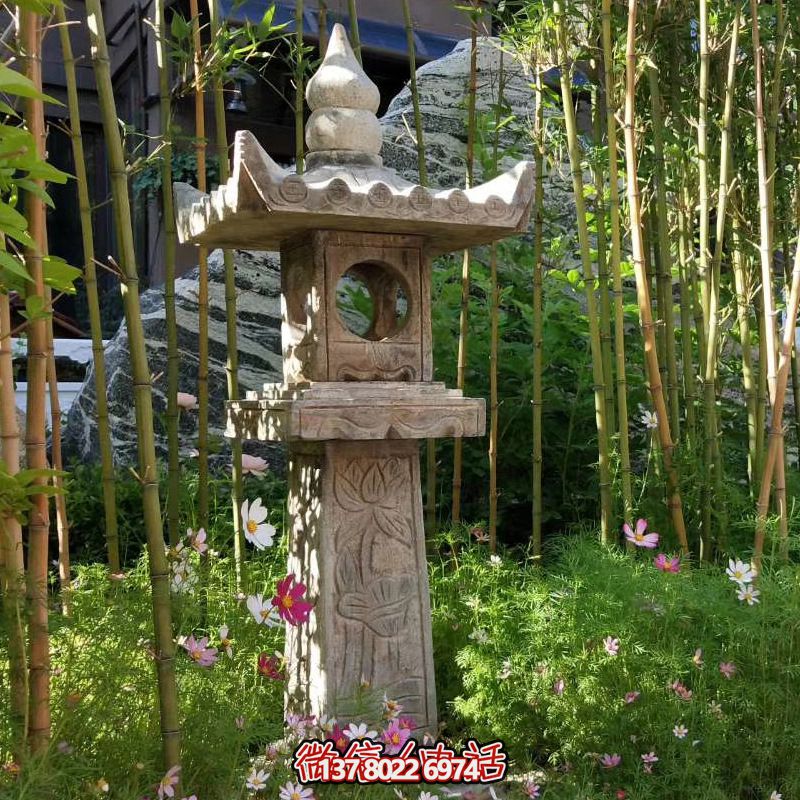 華麗的青石燈籠，點綴你的園林
