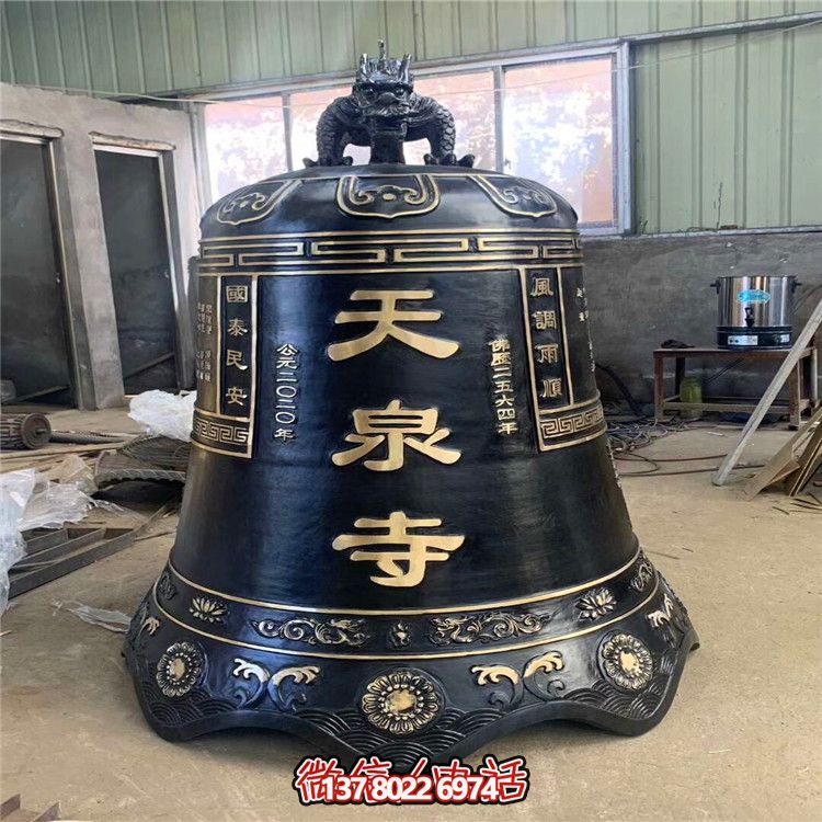 天泉青銅掛鐘雕塑傳承古老文化，鑄就精美藝術(shù)品