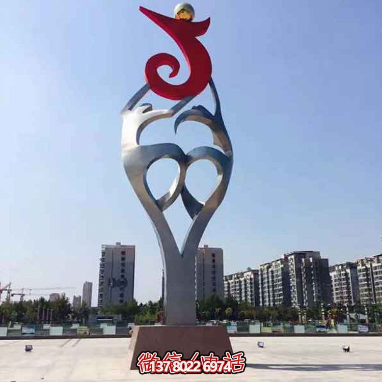 創(chuàng)意大型不銹鋼景觀擺件，點綴戶外廣場園林