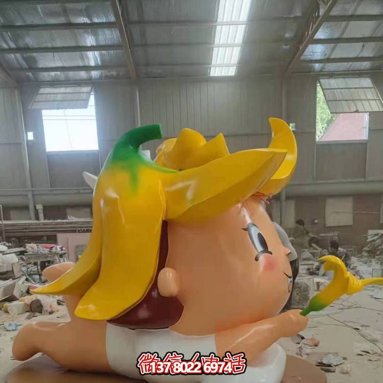 玻璃鋼戶外裝飾擺件，精致美觀、趣味卡通人物景觀