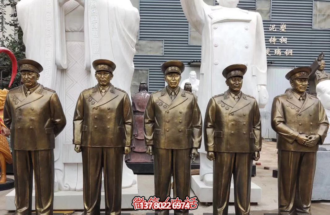 仿銅偉人元帥玻璃鋼雕塑，締造景區(qū)世界十大經(jīng)典