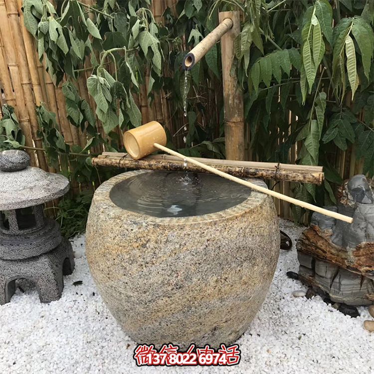 仿古砂石雕塑花盆，創(chuàng)意舊風(fēng)裝飾景區(qū)