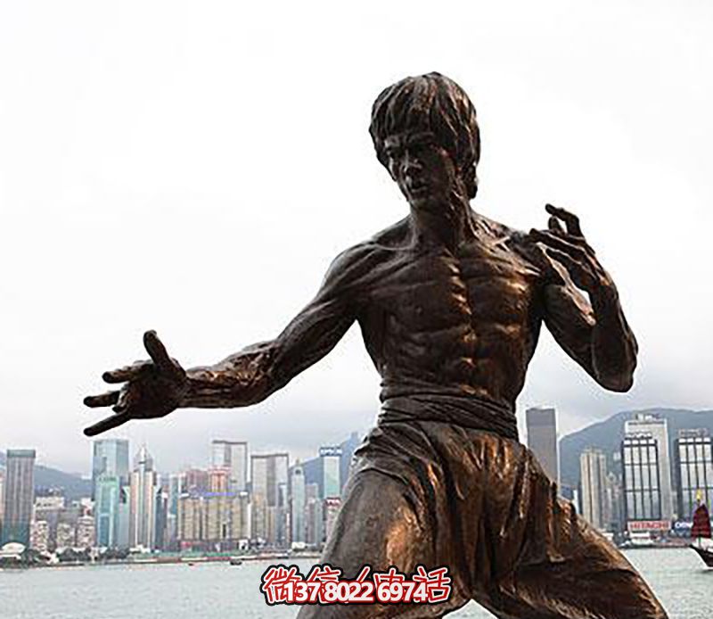 李小龍銅雕雕塑，緬懷經(jīng)典電影明星