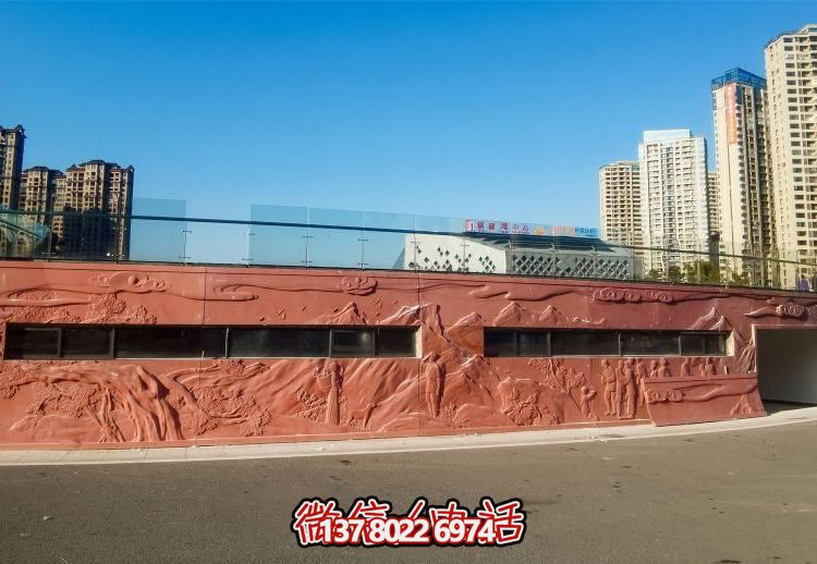 絢麗藝術(shù)空間，創(chuàng)意戶外浮雕銅雕影壁壁畫雕塑