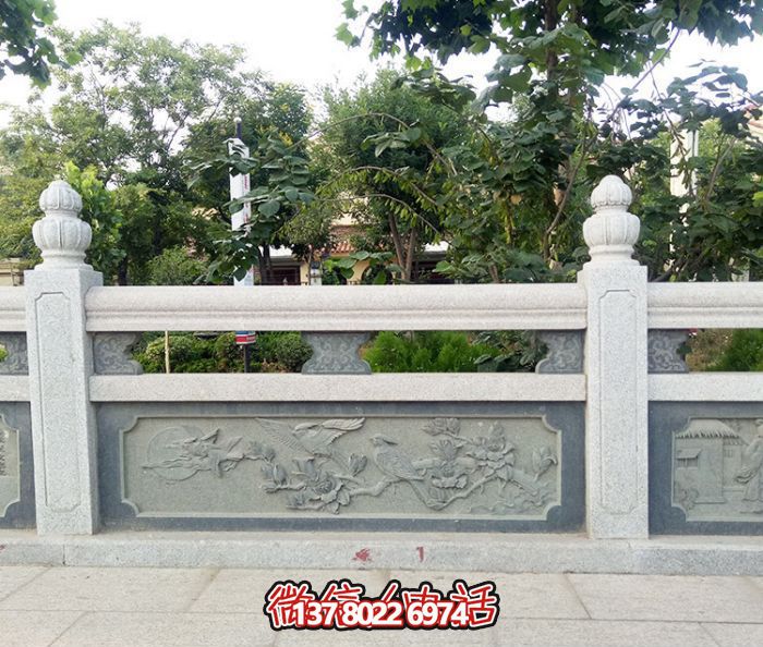 精美石欄系列，搭配園林花園，提升圍欄美感
