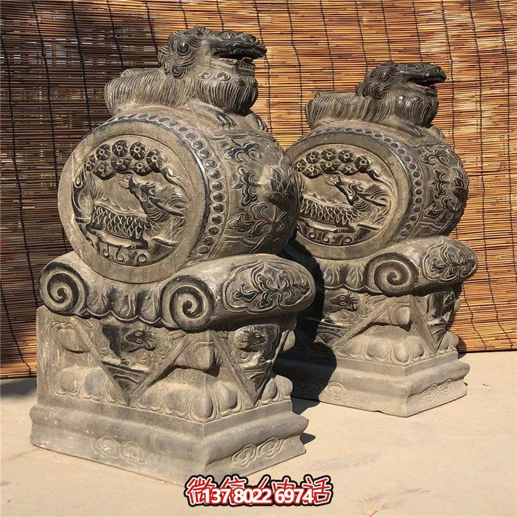 仿古石門(mén)墩，精致唯美