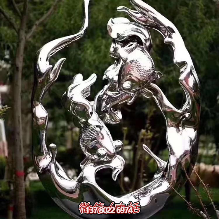不銹鋼雕塑，為景觀廣場和園林增添抽象藝術(shù)