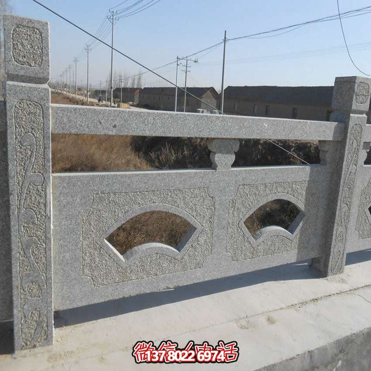 精美大理石護欄雕塑，讓戶外河道更加美觀
