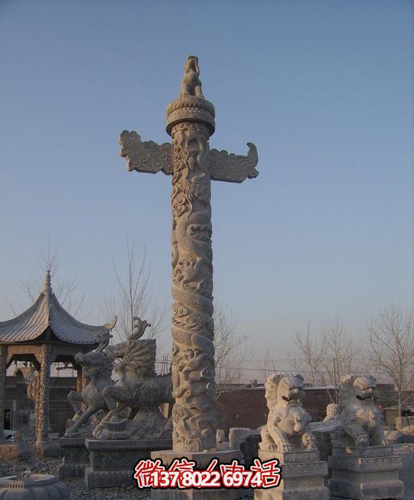 精美漢白玉雕塑，華美石龍表現(xiàn)中華文化之美