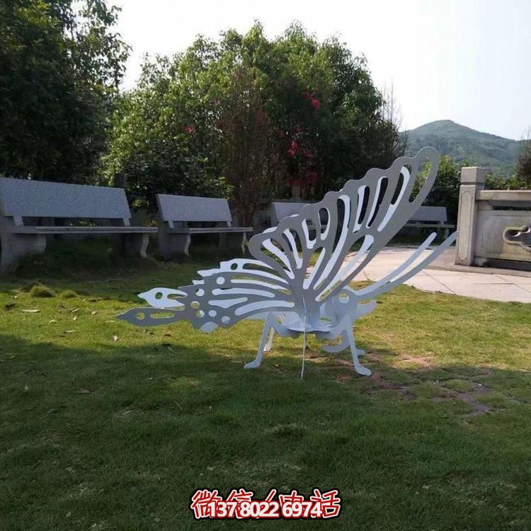 高級不銹鋼雕塑擺件，讓公園更加美麗