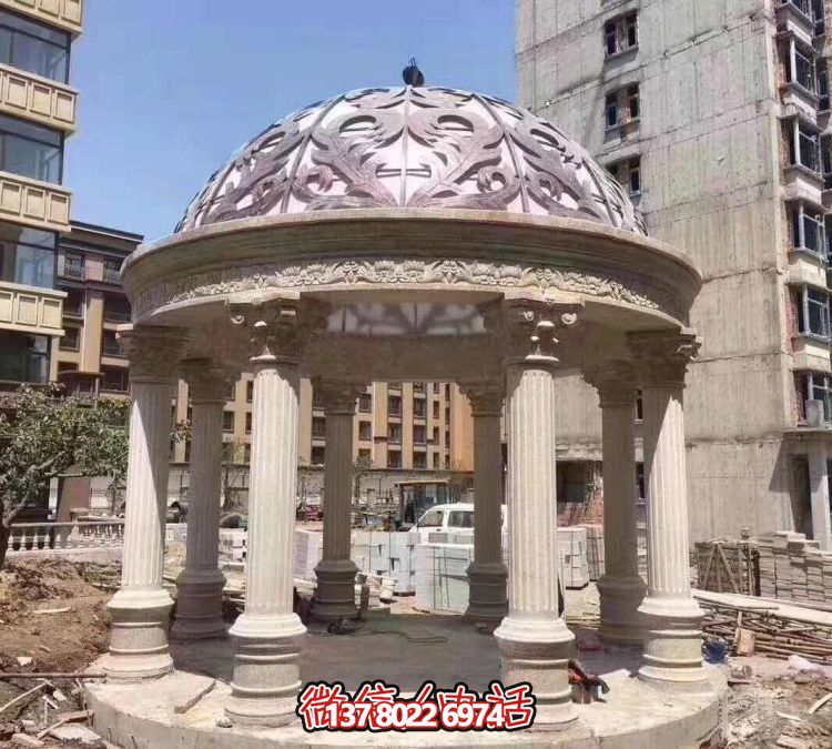 歐式羅馬涼亭，營造優(yōu)雅小區(qū)花園