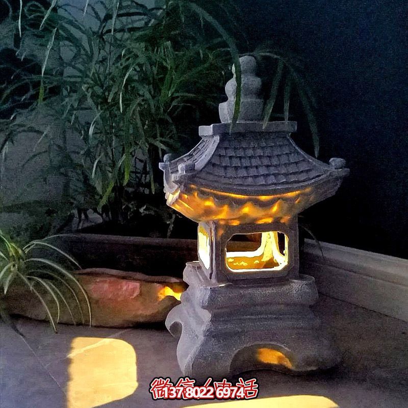 日式風(fēng)落地宮燈，創(chuàng)意裝飾庭院室內(nèi)擺件