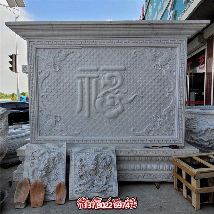 融合傳統(tǒng)文化，唯美經(jīng)典雕塑—中式影壁