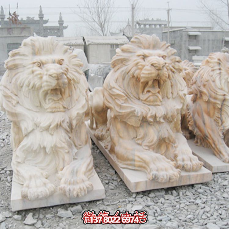 仿真獅子雕塑，為公園、動物園帶來活力