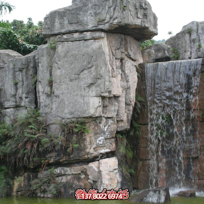 百花爭艷，景致美妙——游覽石假山景觀