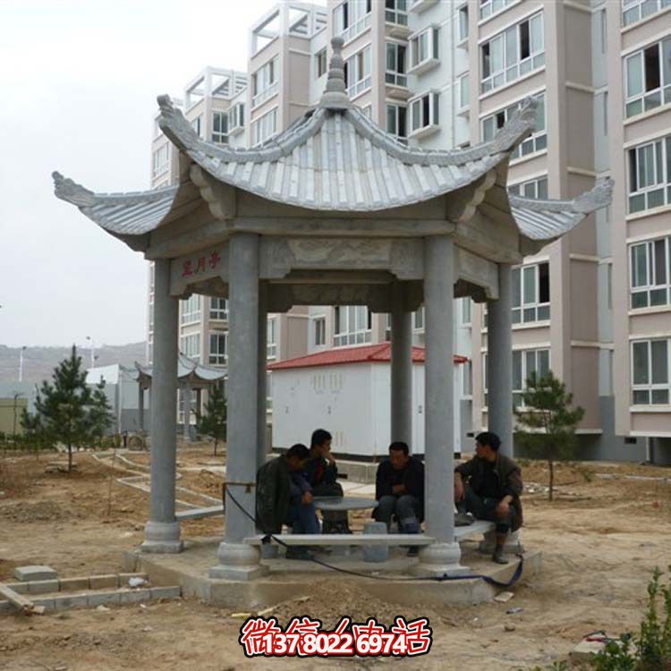 古典風(fēng)情涼亭，點(diǎn)綴小區(qū)廣場，讓您休閑身心