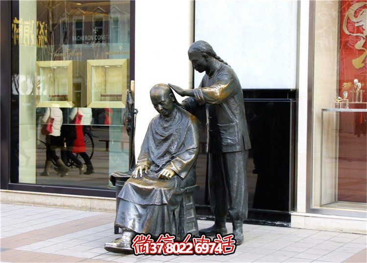 鑄銅雕塑園林景觀，讓你步行街上賞心悅目