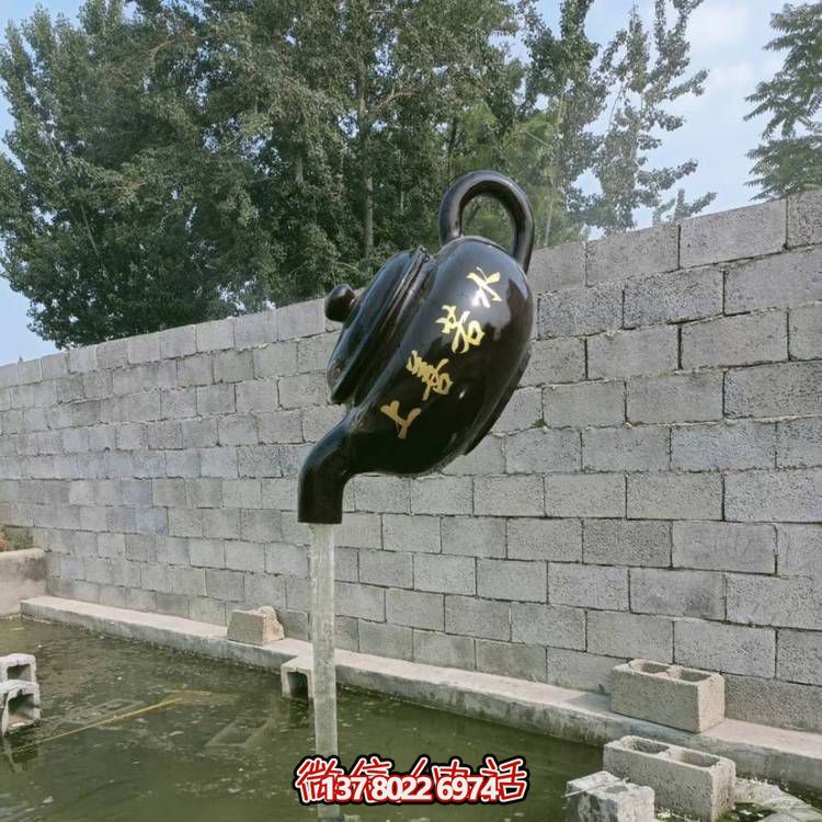 玻璃鋼懸空流水?dāng)[件，室外裝飾藝術(shù)精品