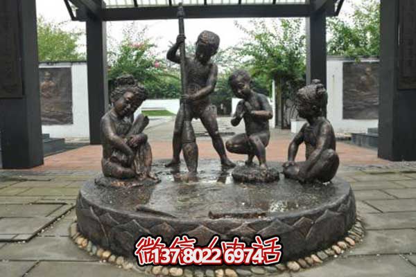 不銹鋼銅雕毛筆，為兒童締造景區(qū)樂(lè)趣