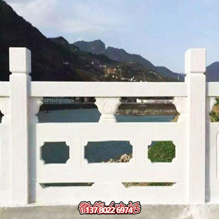 大理石雕刻石欄桿，美輪美奐，護(hù)佑家園