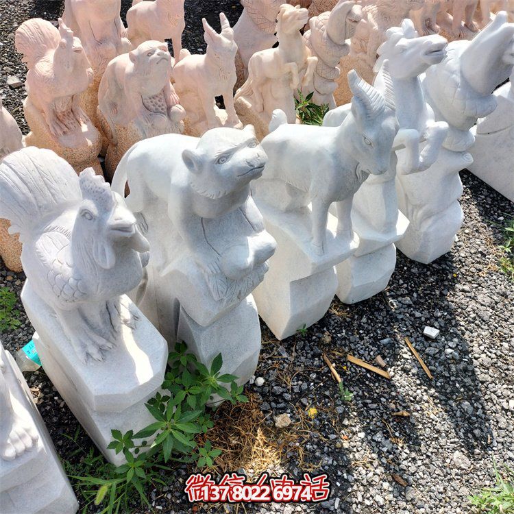 十二生肖小石雕擺件，帶來更多的吉祥與幸運(yùn)