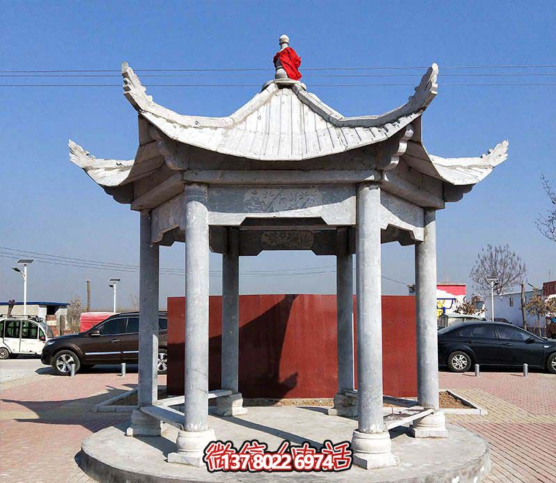 精致大理石涼亭，點(diǎn)綴完美小區(qū)廣場(chǎng)
