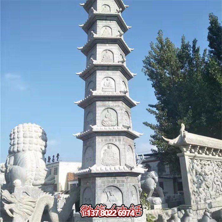 古典佛教雕塑藝術(shù)——精美青石舍利塔、石塔寺、佛塔