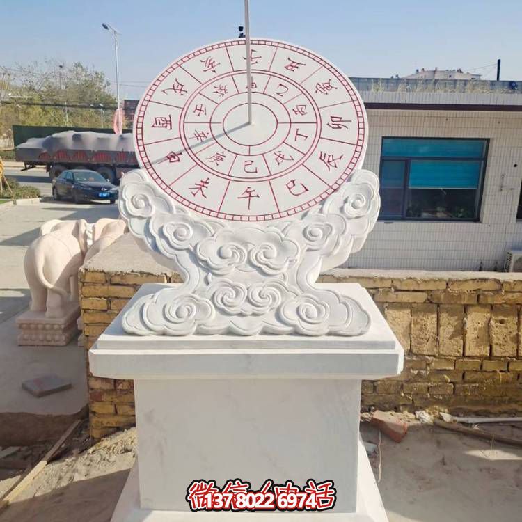 古典石雕計(jì)時(shí)器擺件，傳承校園文化