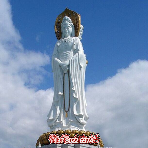 大型景區(qū)景點(diǎn)石雕觀(guān)音菩薩雕塑