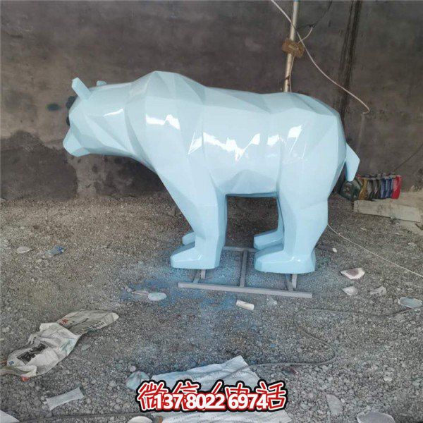 玻璃鋼幾何雕塑，裝飾動物園園林和戶外空間