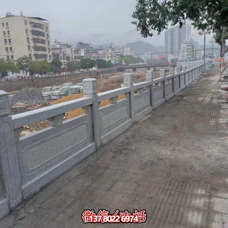 精美大理石雕塑圍欄，美化您的城市河道